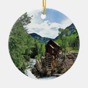 Kristallmühle Colorado Keramik Ornament