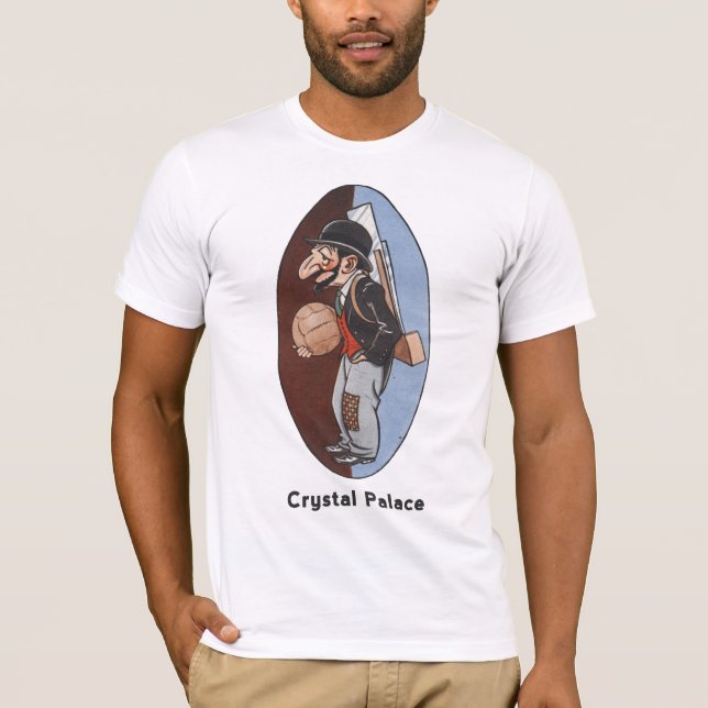 Kristallpalast-Fußball-Team-T-Shirt T-Shirt (Vorderseite)