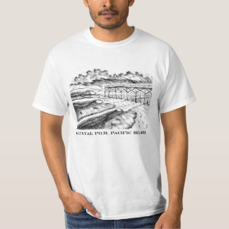 Kristallpier, pazifischer Strand T-Shirt