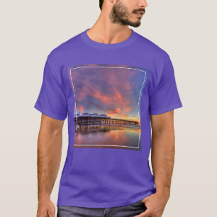 Kristallpier-Sonnenuntergang T-Shirt