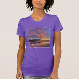 Kristallpier-Sonnenuntergang T-Shirt