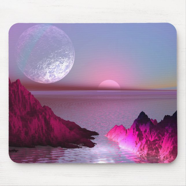 Kristallplanet Mousepad (Vorne)