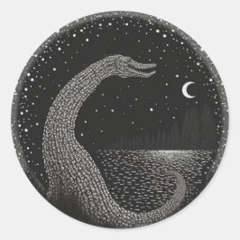 Kristallreihe der Midtravel Monsters Runder Aufkleber