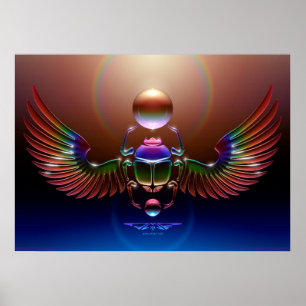 Kristallscarabäus durch J. Matthew Root Poster