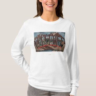 Kristallsee, Colorado - große Buchstabe-Szenen T-Shirt