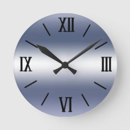 Kristallsilbermauer Runde Wanduhr