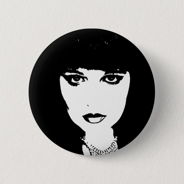 Kristallsonnenschein-Knopf Button (Vorderseite)