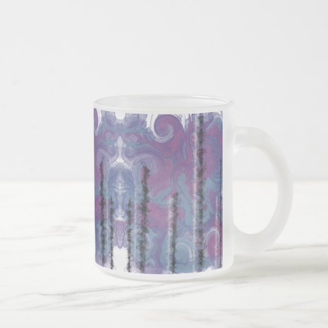 Kristalltürme über AJO Abstrakt Mattglastasse (Rechts)