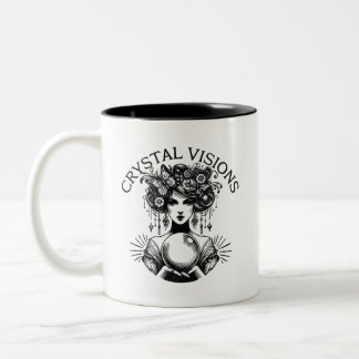 Kristallvisionen Mystische Frauen Vintager T - Shi Zweifarbige Tasse