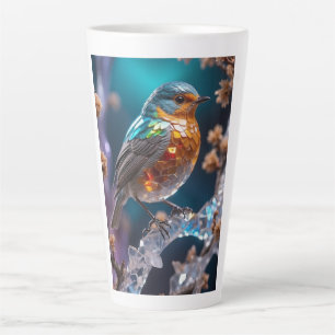 Kristallvogeltasse - Farbige Vogetasse - Fantasie Milchtasse