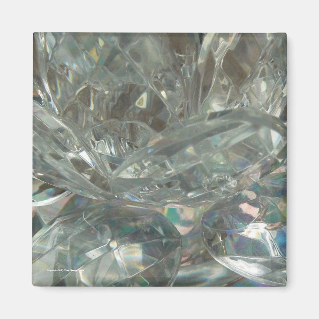 Kristallwasserlilie Magnet (Vorne)