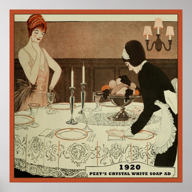 Kristallweiße Waschseife von Peet Poster (Vorne)