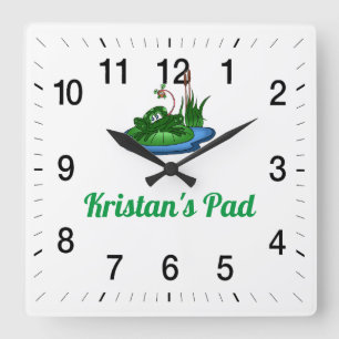 Kristans Pad-Square-Uhr Quadratische Wanduhr