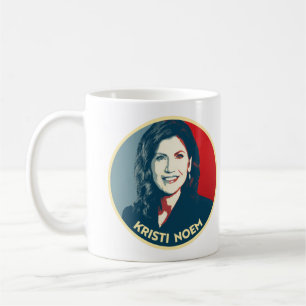 KRISTI NOEM Propaganda Abzeichen Kaffeetasse