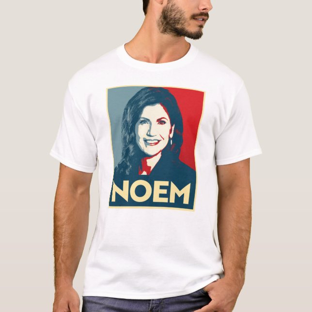 KRISTI NOEM Propaganda Poster T-Shirt (Vorderseite)