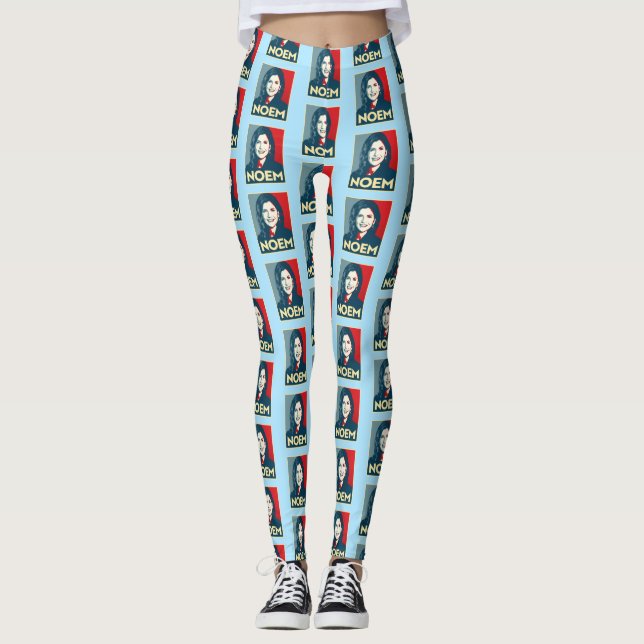 KRISTI NOEM Propagandaposter Leggings (Vorderseite)