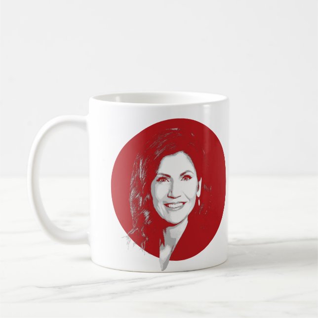 KRISTI NOEM Screening Portrait Kaffeetasse (Links)