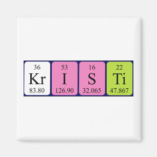Kristi Periodenmagnet Magnet