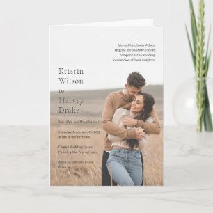 Kristin Foto Moderne Hochzeit Einladung