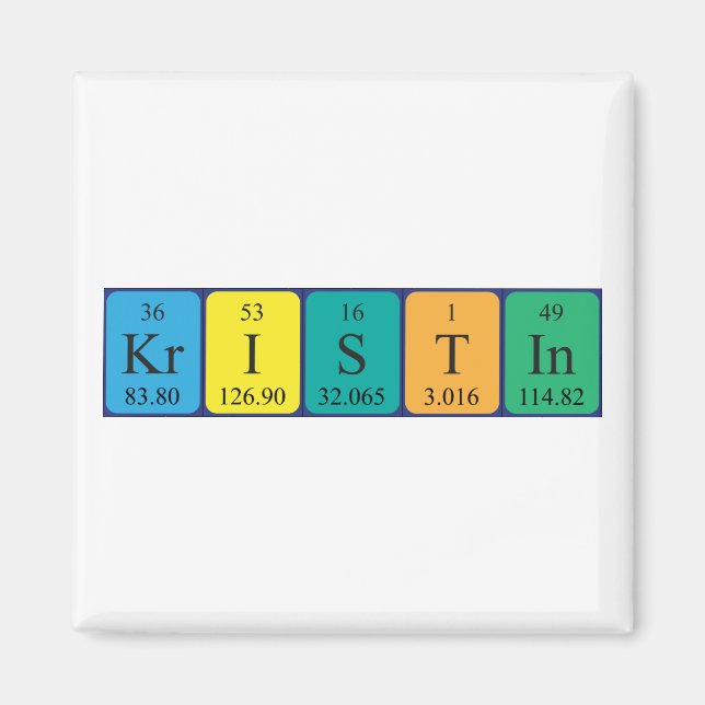 Kristin Periodenmagnet Magnet (Vorne)
