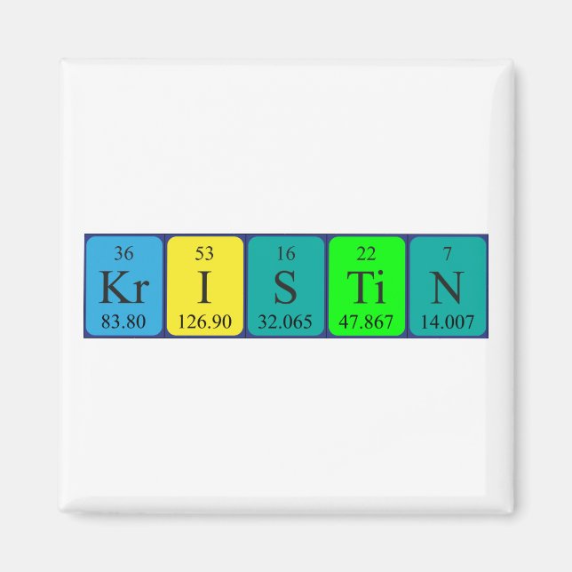 Kristin Periodenmagnet Magnet (Vorne)