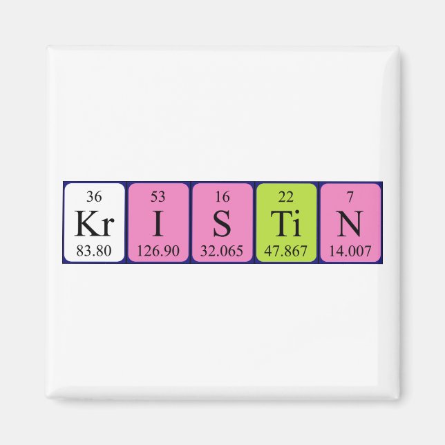 Kristin Periodenmagnet Magnet (Vorne)