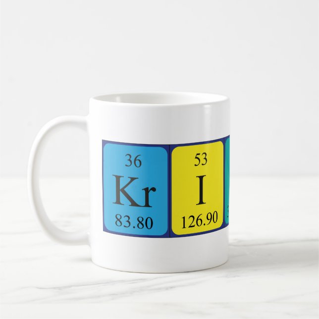 Kristin Periodenname Tasse (Links)
