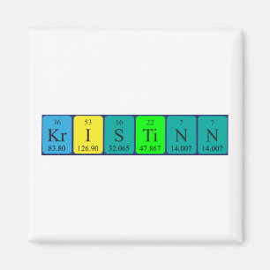 Kristinn-Magnet für periodische Tabellen Magnet