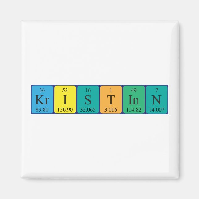 Kristinn-Magnet für periodische Tabellen Magnet (Vorne)