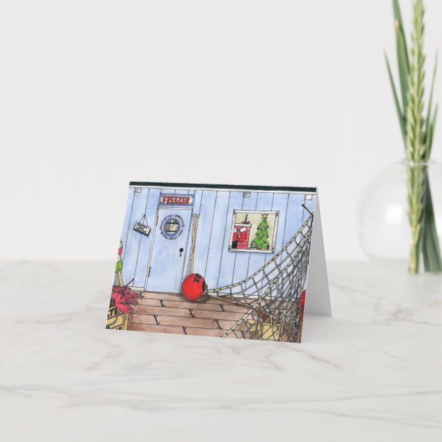 KRISTMAS IM MAIN FEIERTAGSKARTE (Vorderseite)