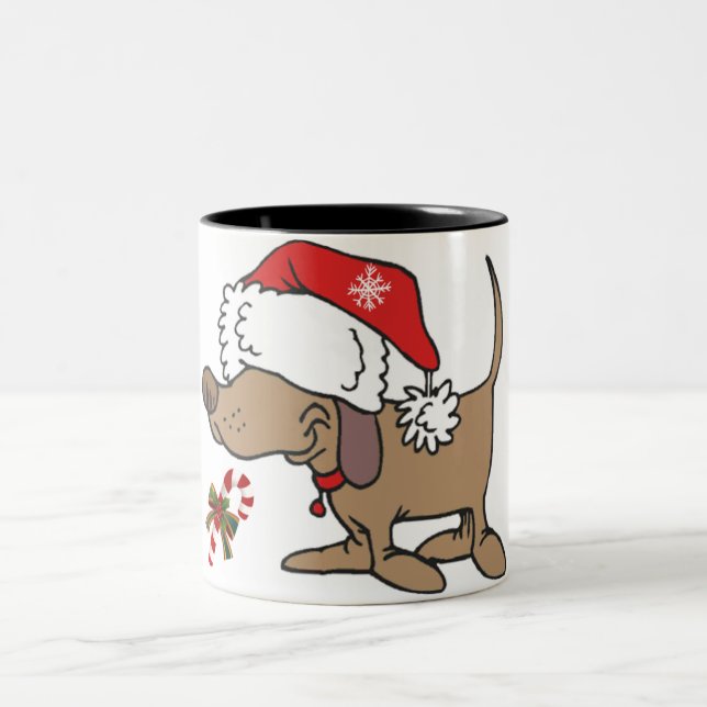 *KRISTMAS PUPPY** TASSE (Mittel)