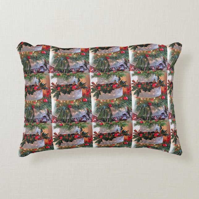 ***KRISTMAS TREE**** DEKORATIV DEKOKISSEN (Vorderseite)