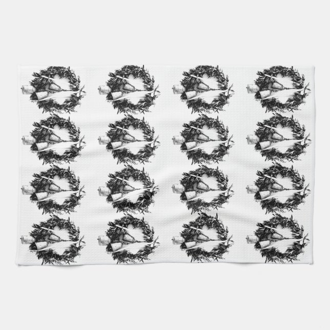 **KRISTMAS WREATHS** KÜCHE GESCHIRRTUCH (Horizontal)