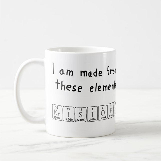 Kristofer Periodenname Tasse (Links)