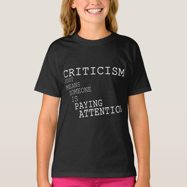 Kritik T-Shirt (Vorderseite)