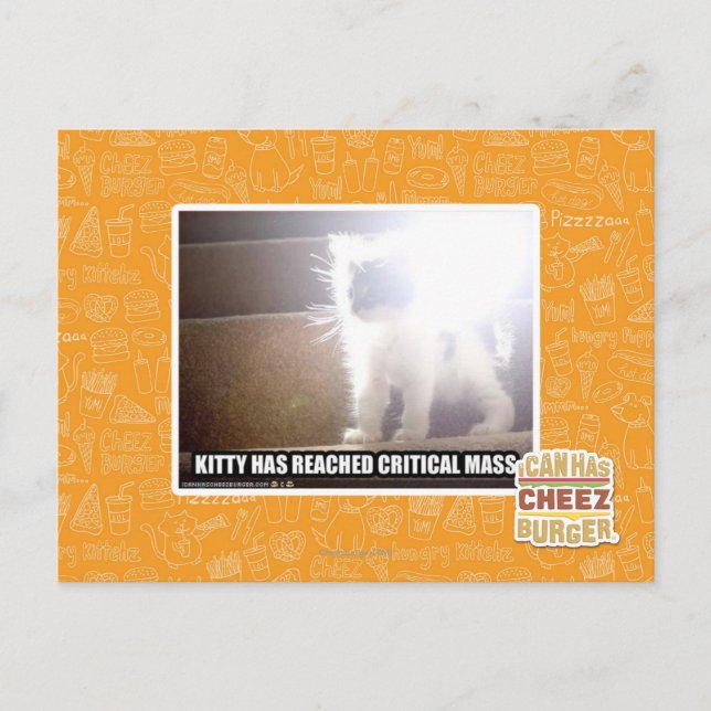 Kritische Masse Kitty Postkarte (Vorderseite)