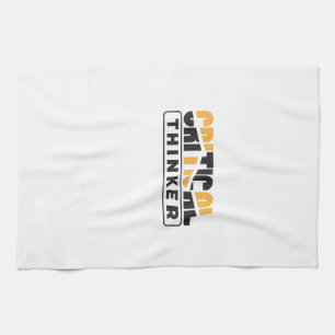 Kritischer Denker denkt selbst Geschirrtuch