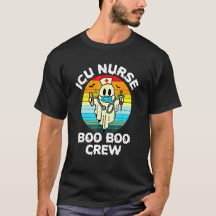 Kritischer Pflege Krankenschwester Retro Halloween T-Shirt