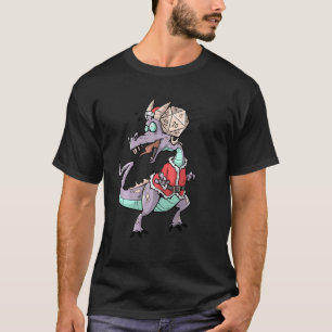 Kritischer Treffer D20-Würfel Rpg Meme Pnp Drache T-Shirt