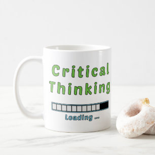 Kritisches Denken Kaffeetasse