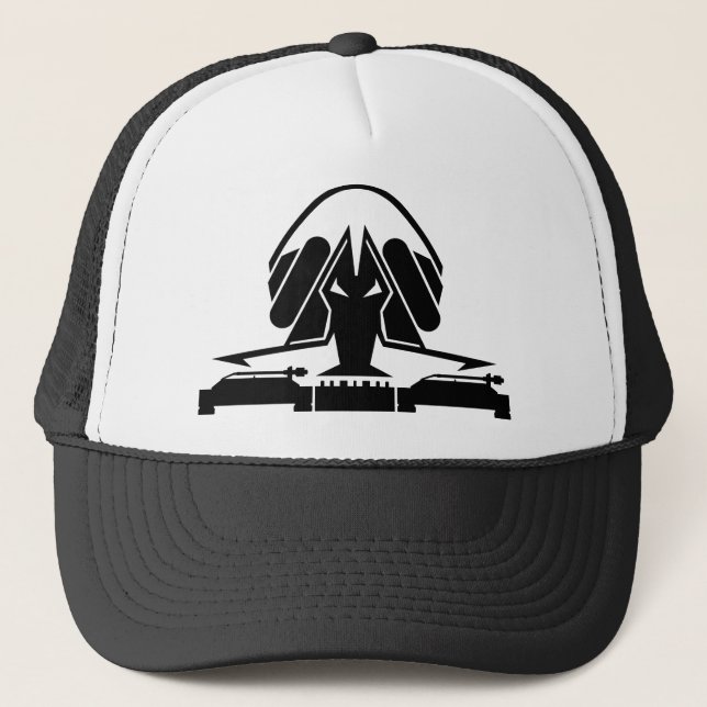 Krittah Turntable-Logo Truckerkappe (Vorderseite)