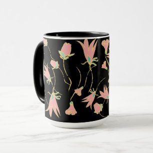 Kritzel-Blumen-Kaffeetassen Tasse
