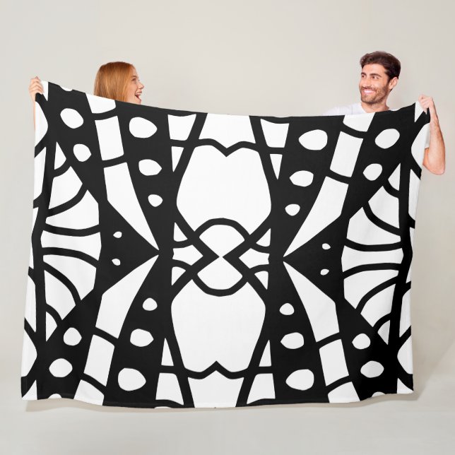 Kritzelei Fleecedecke (Beispiel)