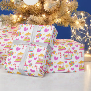 Kritzelkarneval und Süßigkeiten (BITTE LESEN SIE U Geschenkpapier