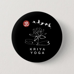 Kriya Yoga Lehrer Kriya Yoga Anfänger Design Button