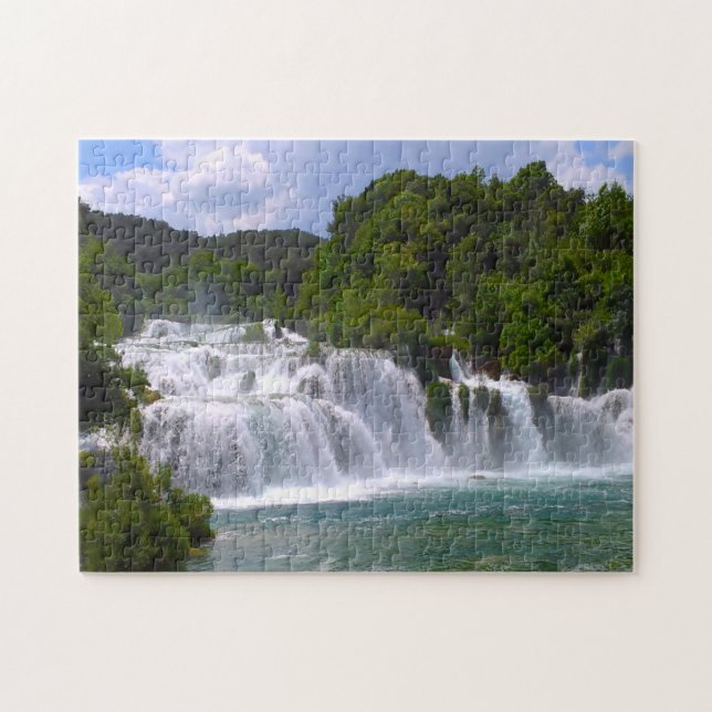 Krk Croatia Nationalpark. Puzzle (Horizontal)