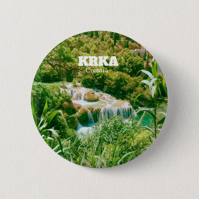 Krka-Nationalpark Button (Vorderseite)