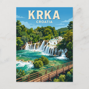 Krka Nationalpark Kroatien Postkarte