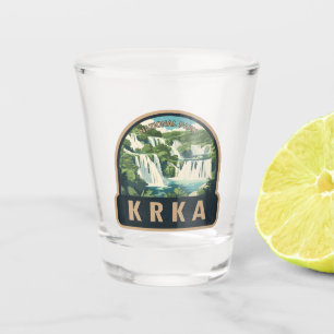 Krka Nationalpark Kroatien Reisen Kunst, Dichtung  Schnapsglas