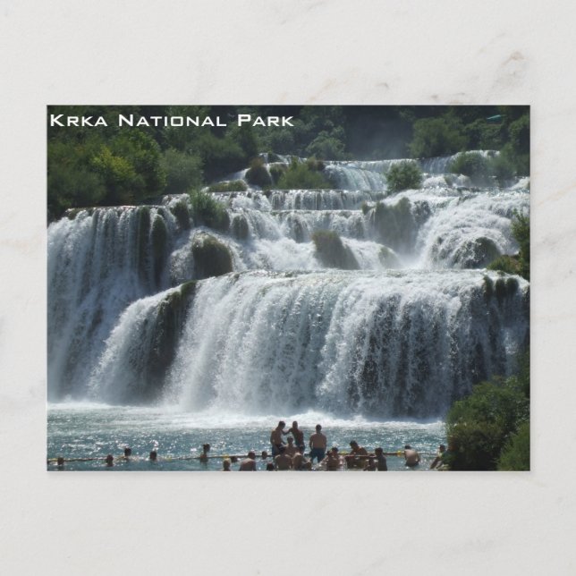 Krka-Nationalpark Postkarte (Vorderseite)